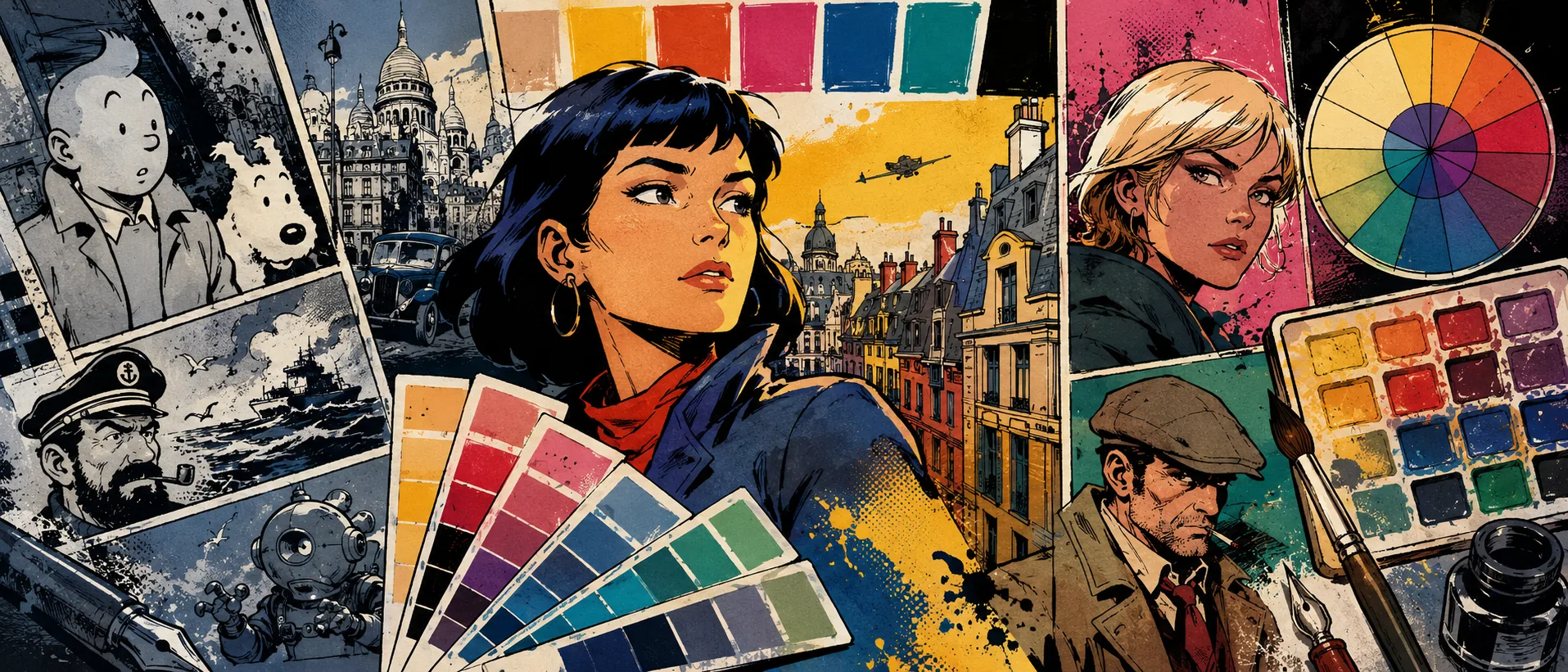 A Paleta da Bande Dessinée